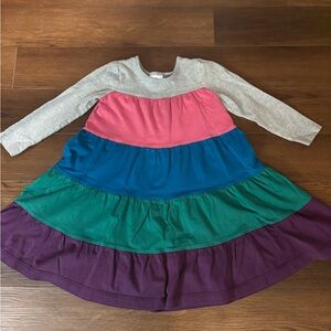 Hanna Andersson dress I would say fit is 5T excellent condition.